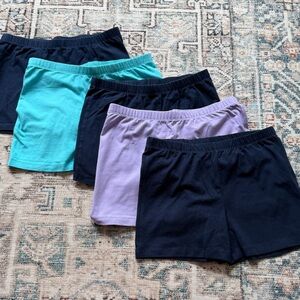 The Children's Place Kids Shorts Bundle - Navy, Teal, Lavender Size XL